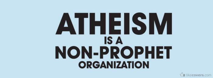 Atheism funny quote