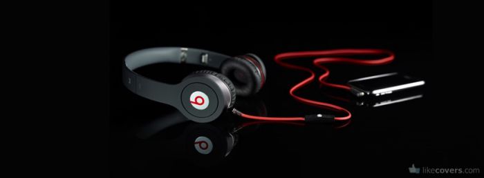 Beats Headphones with iPod Facebook Covers
