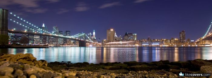 Beautiful City Night photography Facebook Covers