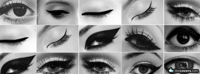 Beautiful Woman's Eyes Facebook Covers