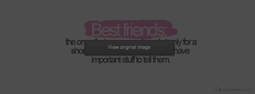 Best Friends are those who