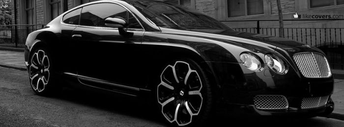 Black Bentley Continental  Facebook Covers