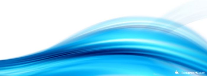 blue abstract wave Facebook Covers
