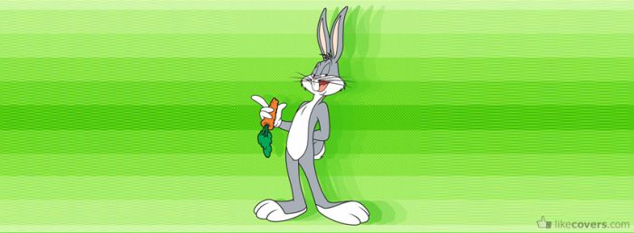 Bugs Bunny Green Background Facebook Covers