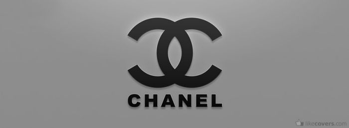 Chanel Logo black and white Facebook Covers