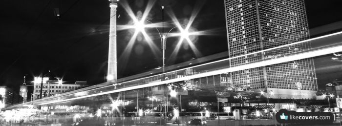 City Black And White Facebook Covers