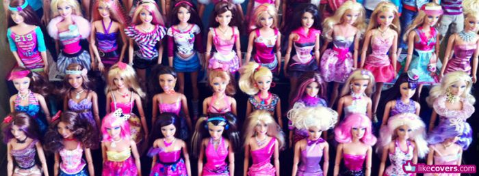 Collection of Barbie Dolls Facebook Covers