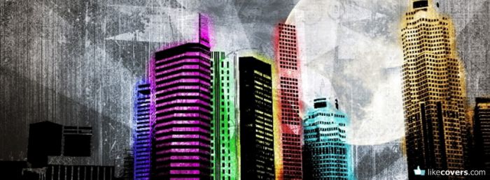 Coloful City Facebook Covers