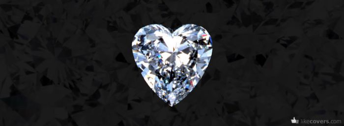 Diamond Heart Facebook Covers