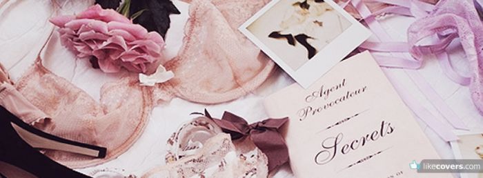 Flowers and Bra Facebook Covers