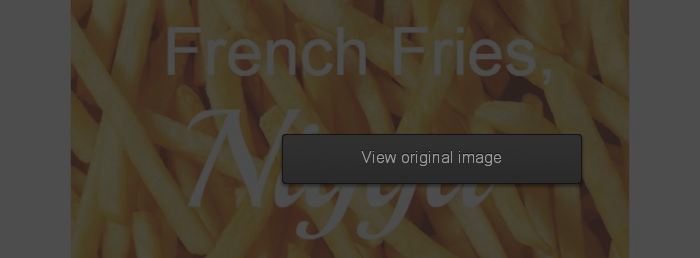French Fries Nigga