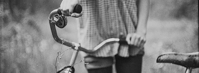 Girl With A Bicycle Facebook Covers