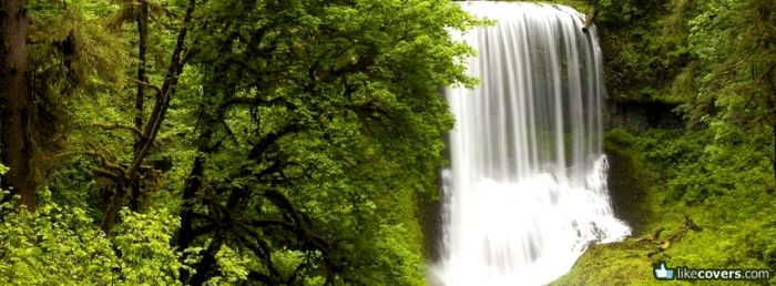 Green Waterfall large Waterfall