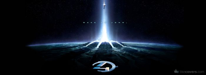 Halo 4 Spaceship launch Facebook Covers