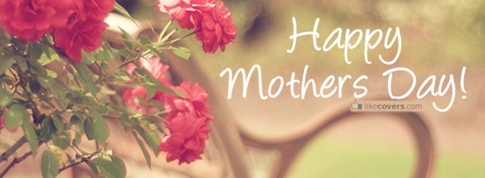 Happy Mothers Day Pink Flowers Facebook Covers