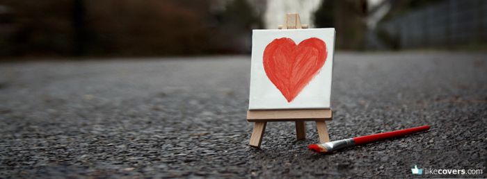 Heart Painting Facebook Covers