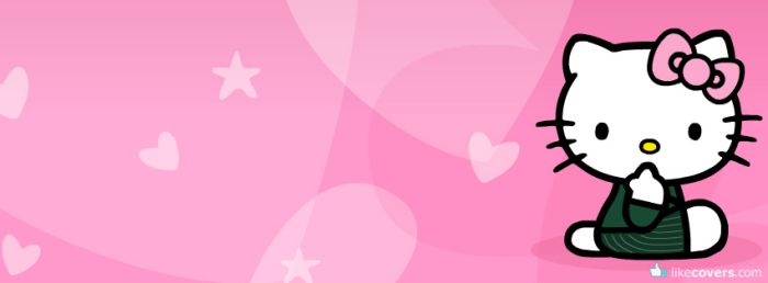 Hello Kitty Pink Cute Facebook Covers