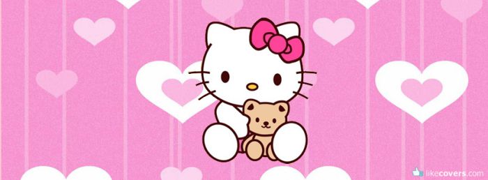 Hello Kitty Teddy Bear Hearts