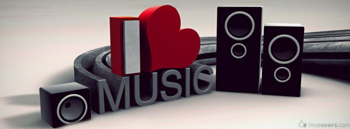 I Heart Music Facebook Covers