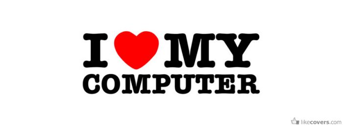 I love my computer heart