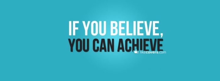 If you believe you can achieve Facebook Covers