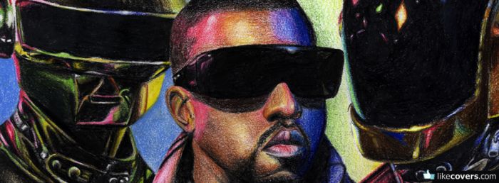Kanye West & Daft Punk Facebook Covers