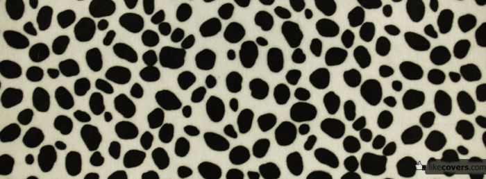 Leopard texture black spots Facebook Covers