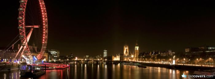 London At Night Facebook Covers