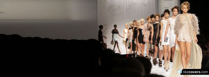 Models on the runway Facebook Covers