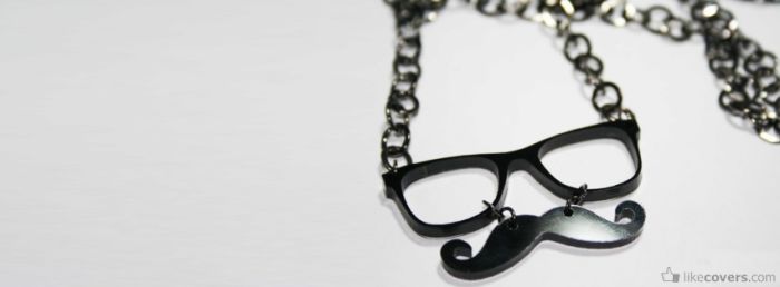Mustache and Glasses Facebook Covers