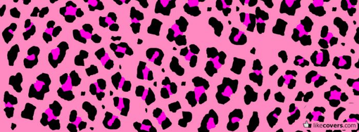 Pink Leopard spots girly Facebook Covers