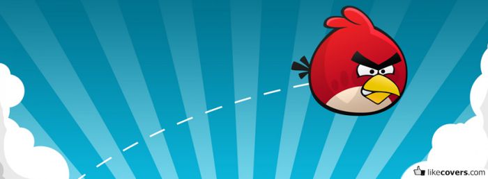 Red Angry Bird Facebook Covers