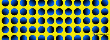 Moving Circles Optical Illusion