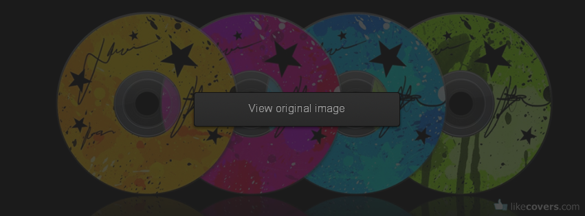 Signed colorful CDs