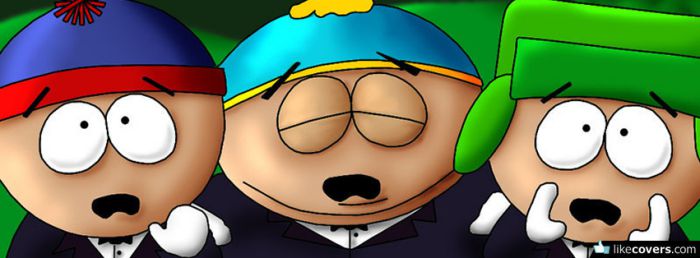 South park characters close up Facebook Covers