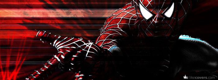 Spiderman with abstract background