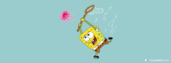 Spongebob Jelly Fishing Facebook Covers