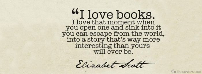 Why I love books