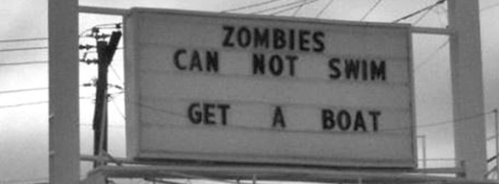 Zombies Can Not Swim Facebook Covers